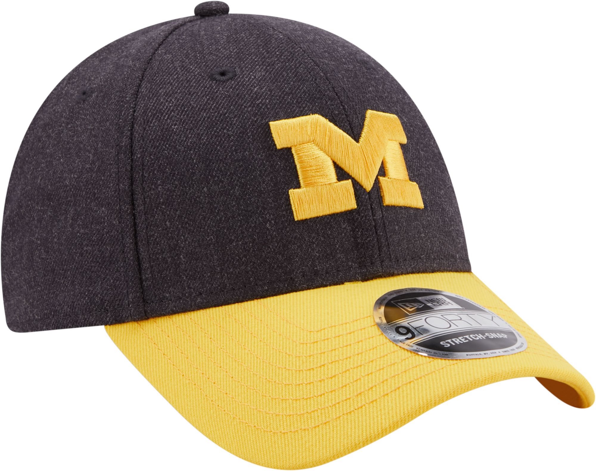 New Era Men's Michigan Wolverines Blue League 9Forty Adjustable Hat product image