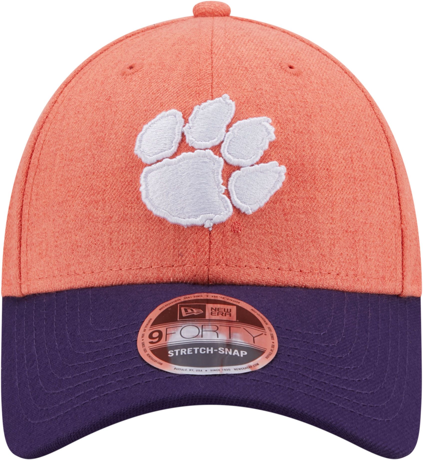 New Era Men's Clemson Tigers Orange League 9Forty Adjustable Hat product image
