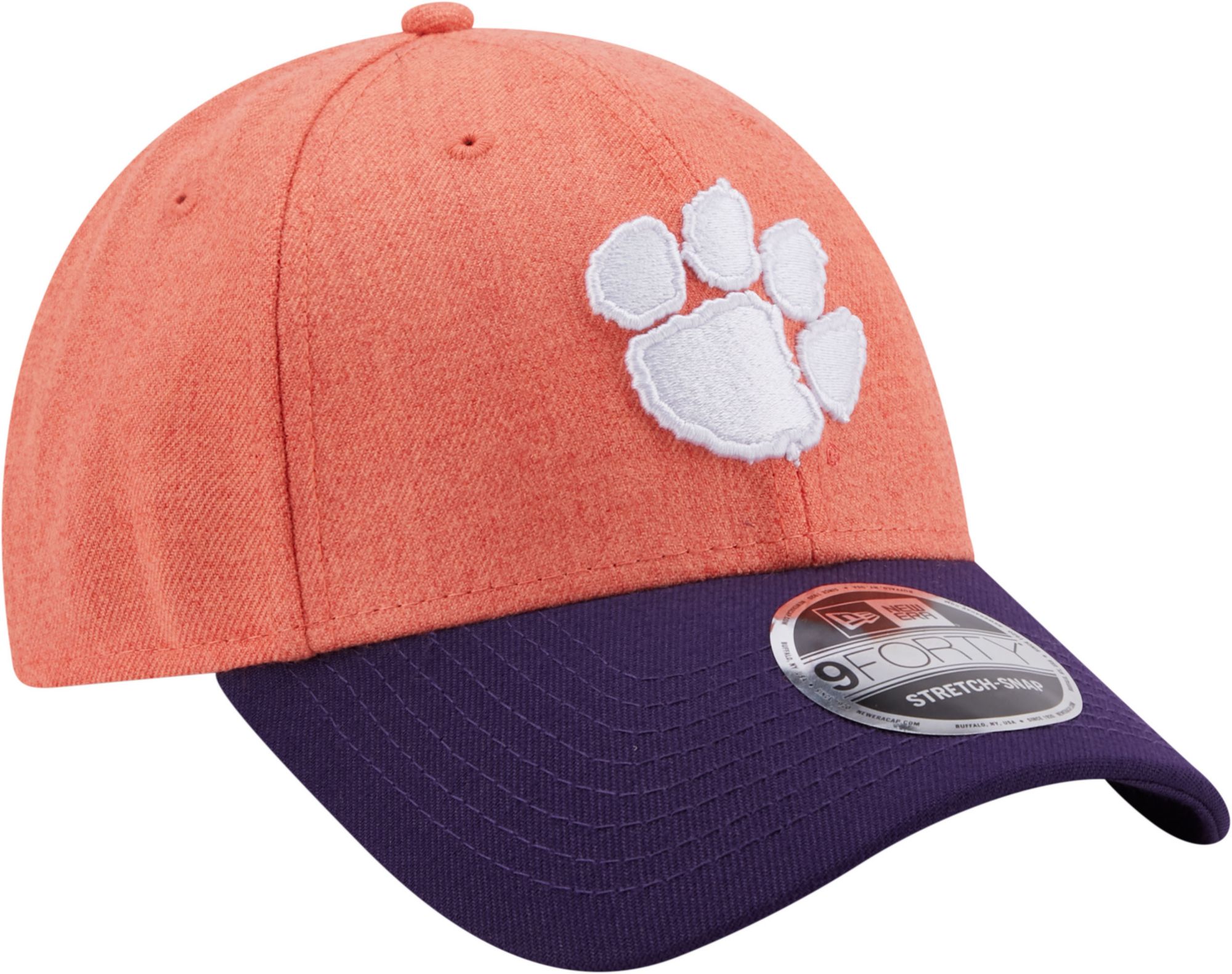 New Era Men's Clemson Tigers Orange League 9Forty Adjustable Hat product image