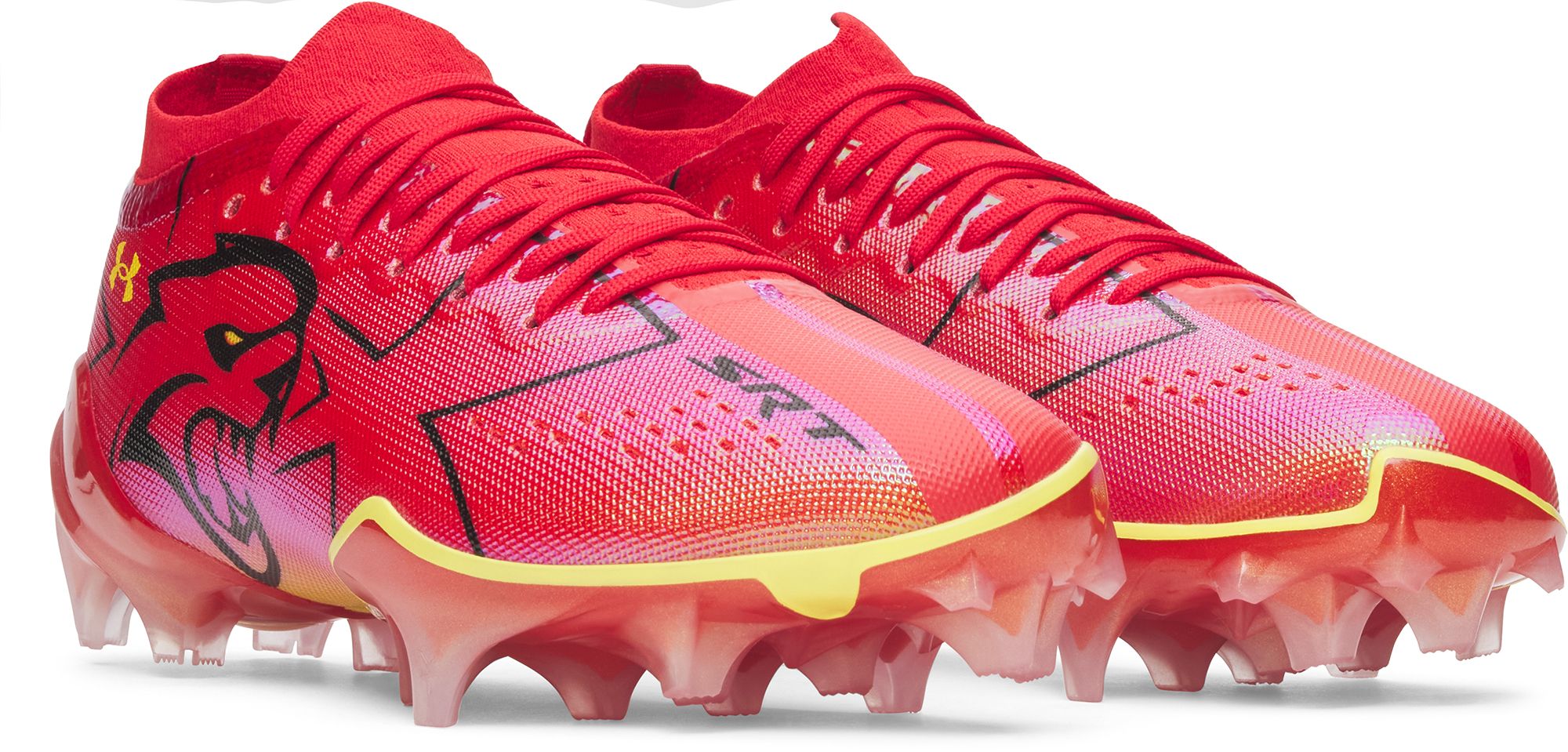 Under Armour x Dodge Blur Pro Hellcat Football Cleats product image