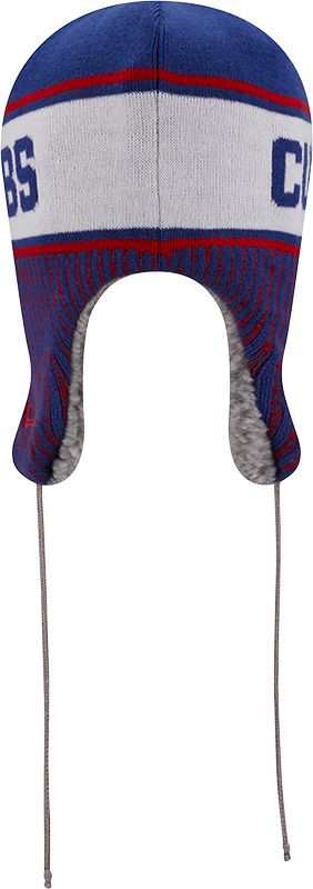 New Era Men's Chicago Cubs Blue Trapper Knit Hat product image