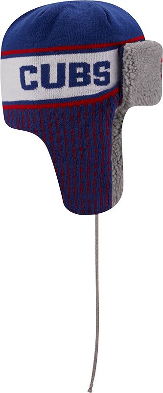 New Era Men's Chicago Cubs Blue Trapper Knit Hat product image