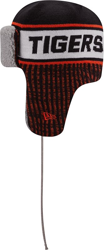 New Era Men's Detroit Tigers Navy Trapper Knit Hat product image