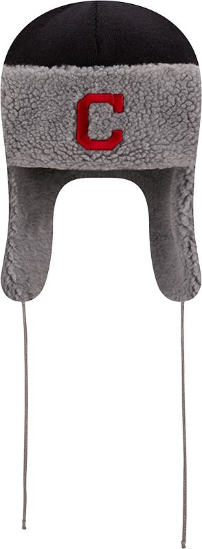 New Era Men's Cleveland Indians Navy Trapper Knit Hat product image