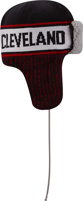 New Era Men's Cleveland Indians Navy Trapper Knit Hat product image