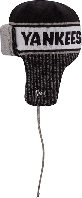 New Era Men's New York Yankees Navy Trapper Knit Hat product image