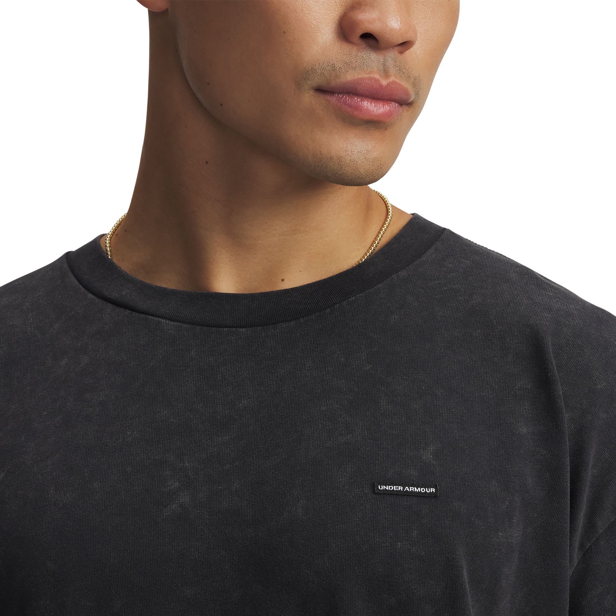 Under Armour Men's Heavyweight Oversized Logo Wash Long Sleeve T-Shirt product image