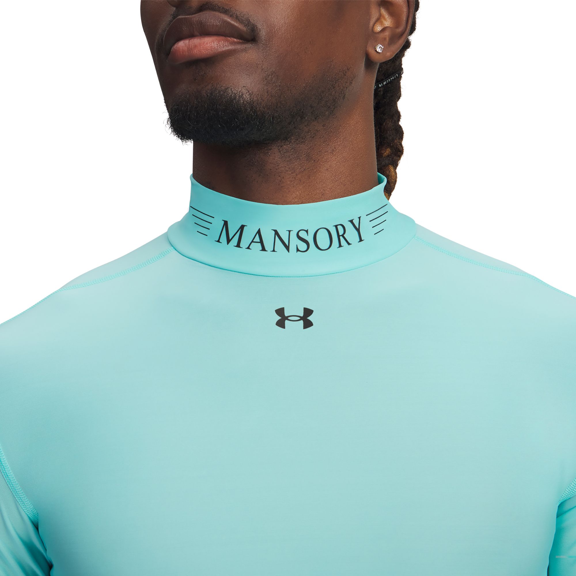 Under Armour x Mansory Men's HeatGear Mock Neck Compression Shirt product image