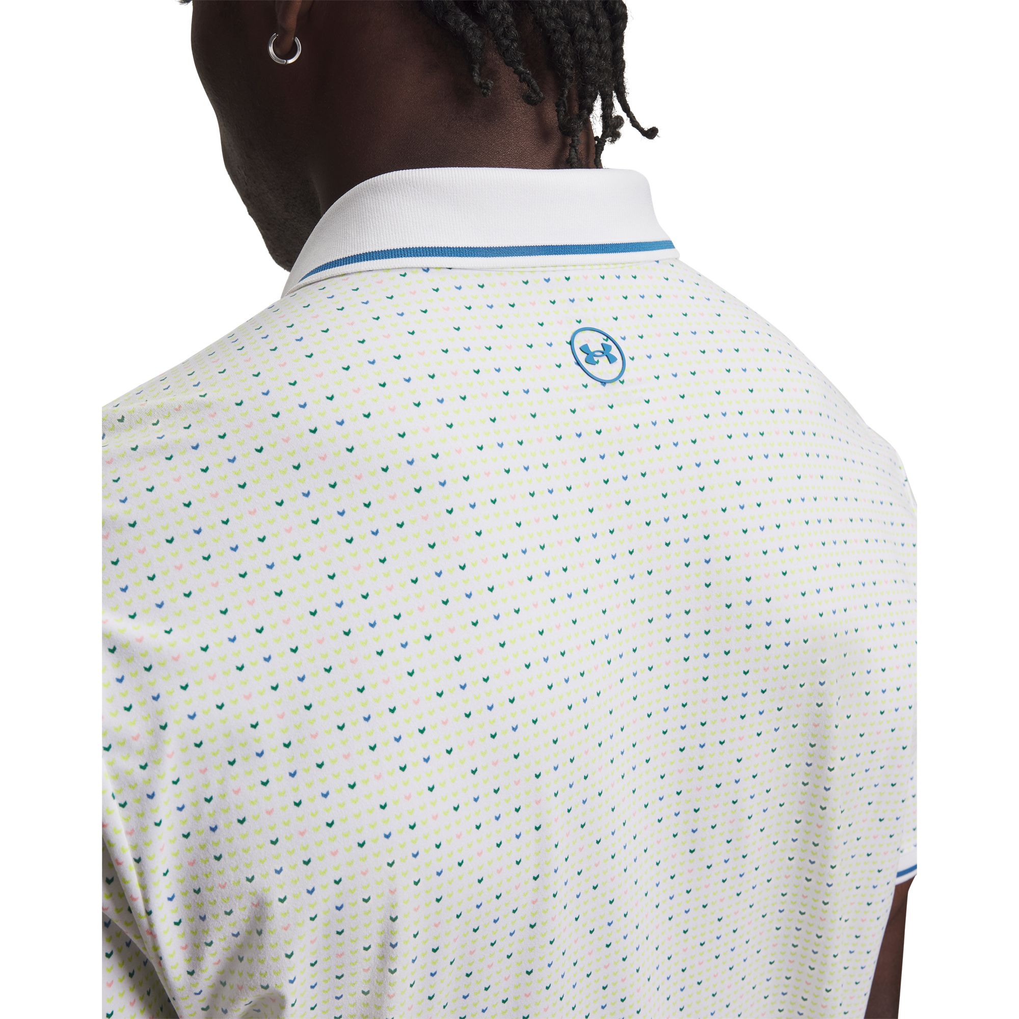 Under Armour Men's UA ArmourDry Print Rib Golf Polo product image