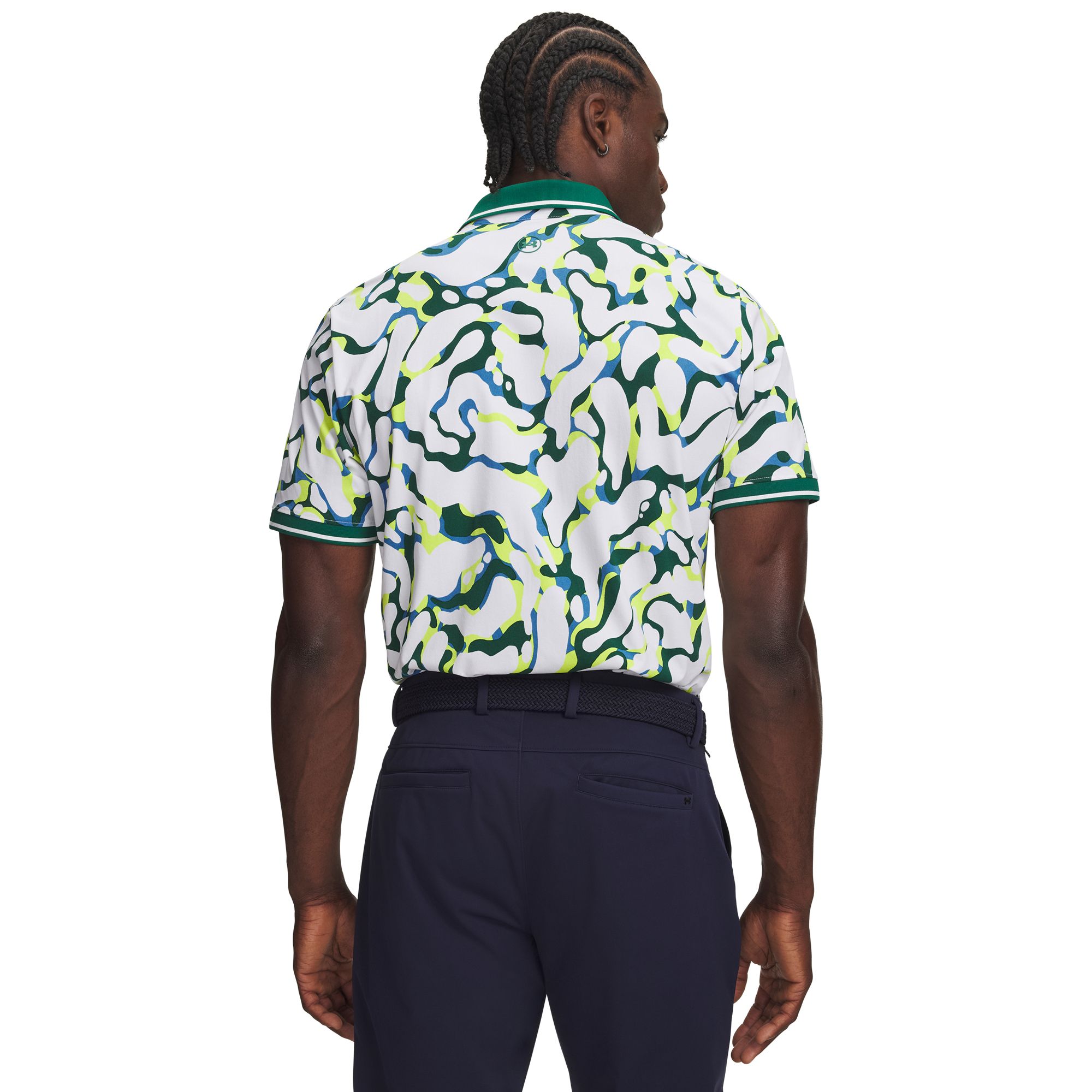 Under Armour Men's UA ArmourDry Print Rib Golf Polo product image