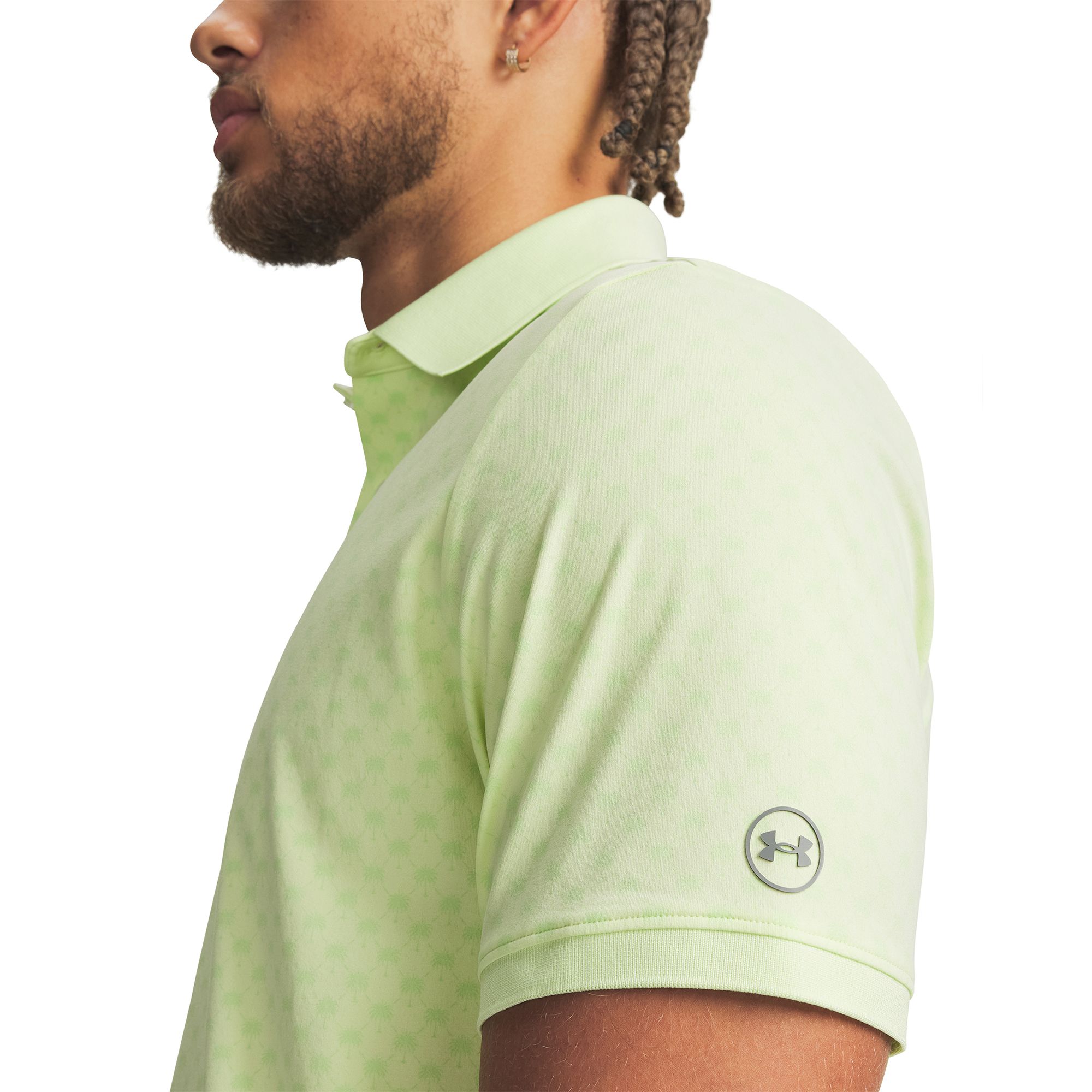 Under Armour Men's UA ArmourDry Print Rib Golf Polo product image