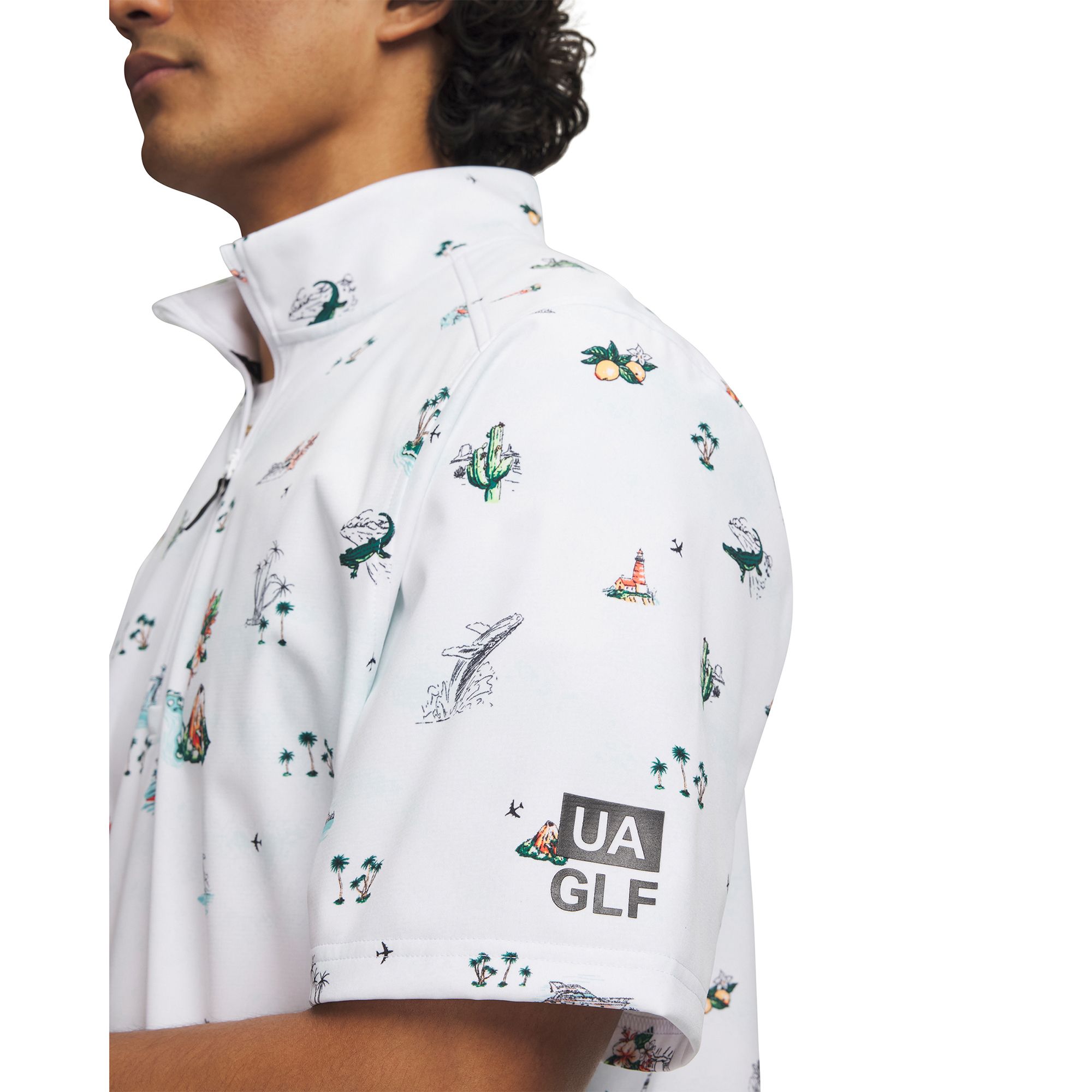 Under Armour Men's UA Drive Wind Golf Trip Short Sleeve ½ Zip product image