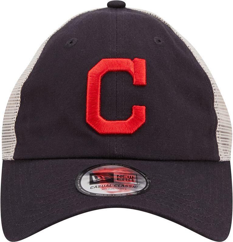 New Era Men's Cleveland Indians Navy 9Twenty Flag Adjustable Hat product image