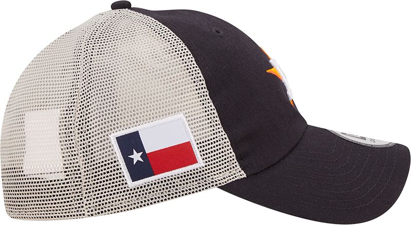 New Era Men's Houston Astros Navy 9Twenty Flag Adjustable Hat product image