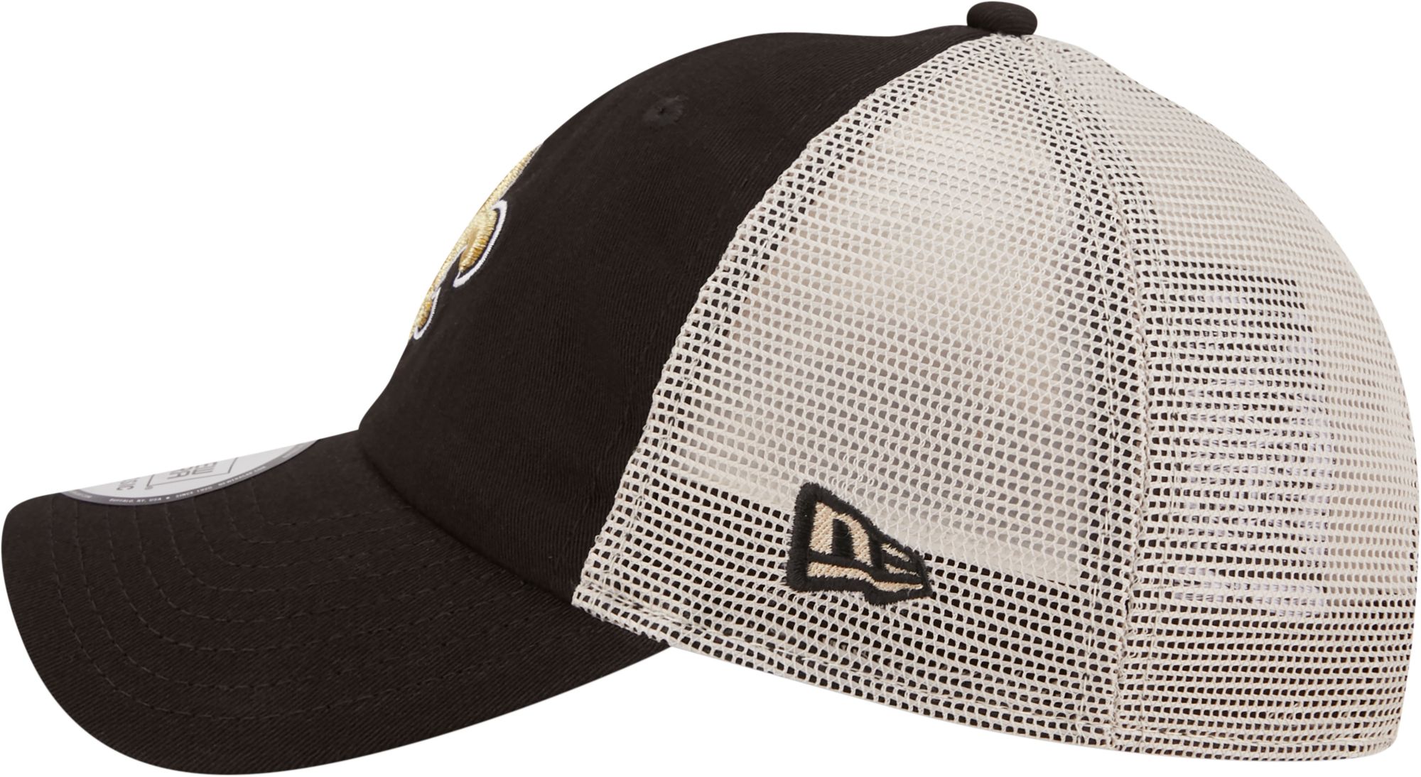 New Era Men's New Orleans Saints Flag 9Twenty Black Trucker Hat product image