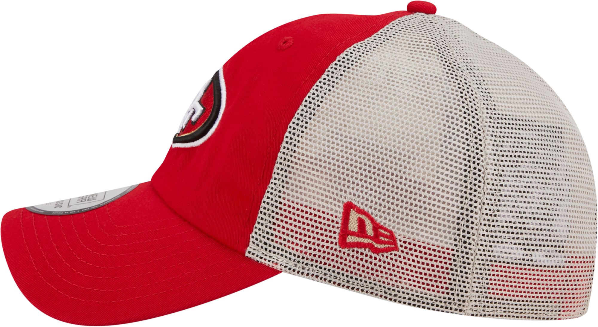 New Era Men's San Francisco 49ers Flag 9Twenty Red Trucker Hat product image