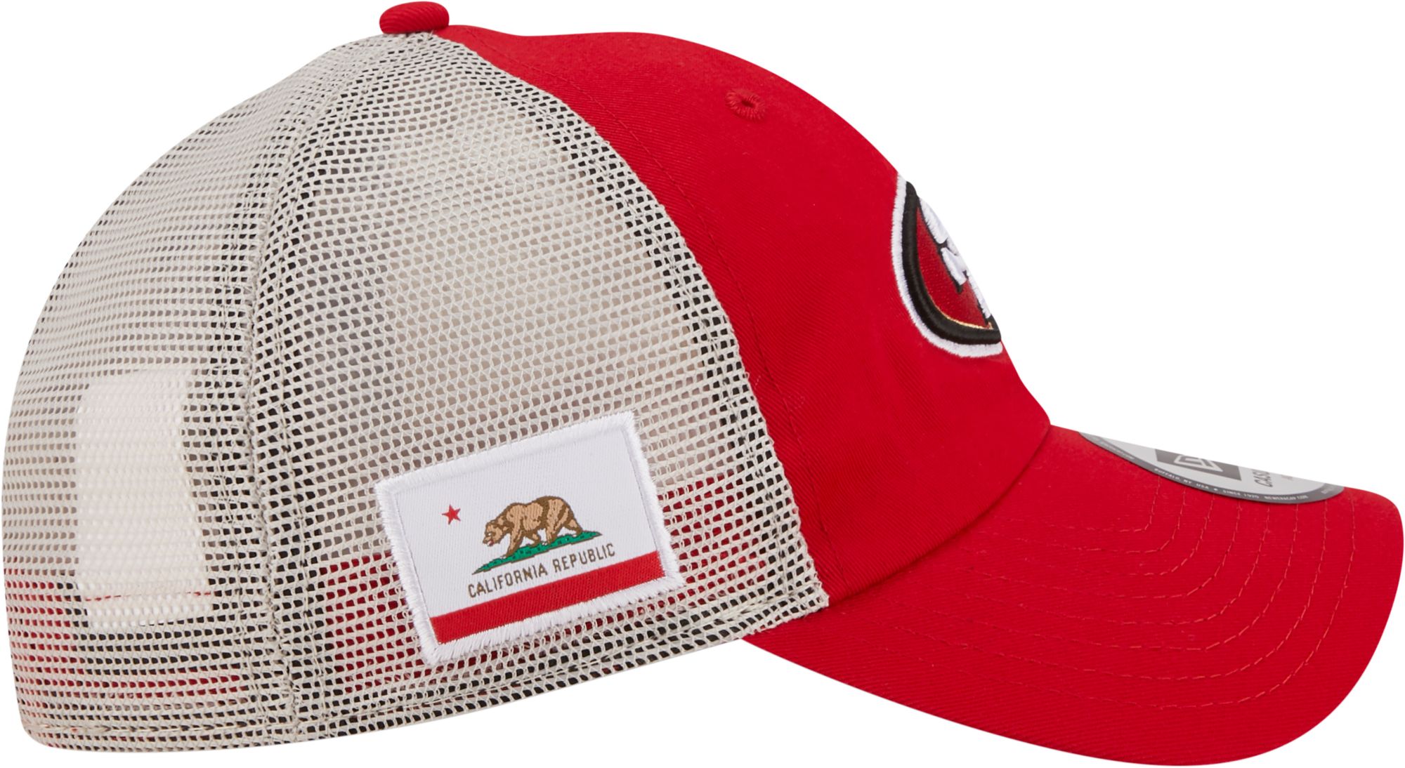 New Era Men's San Francisco 49ers Flag 9Twenty Red Trucker Hat product image