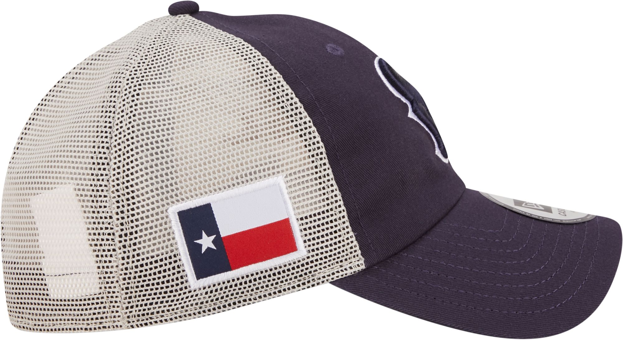 New Era Men's Houston Texans Flag 9Twenty Navy Trucker Hat product image