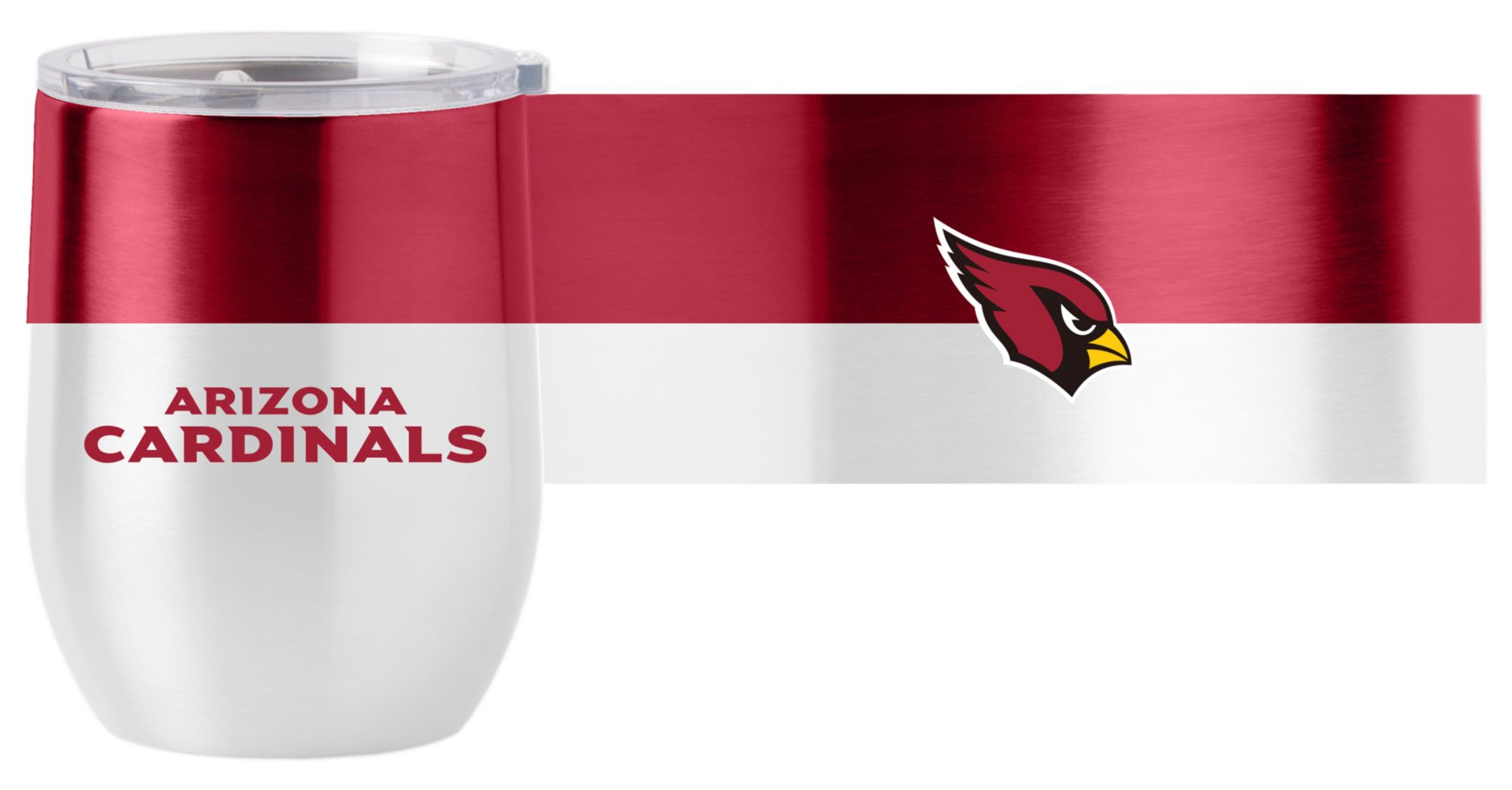 Logo Brands Arizona Cardinals 16 oz. Stainless Steel Colorblock Tumbler product image