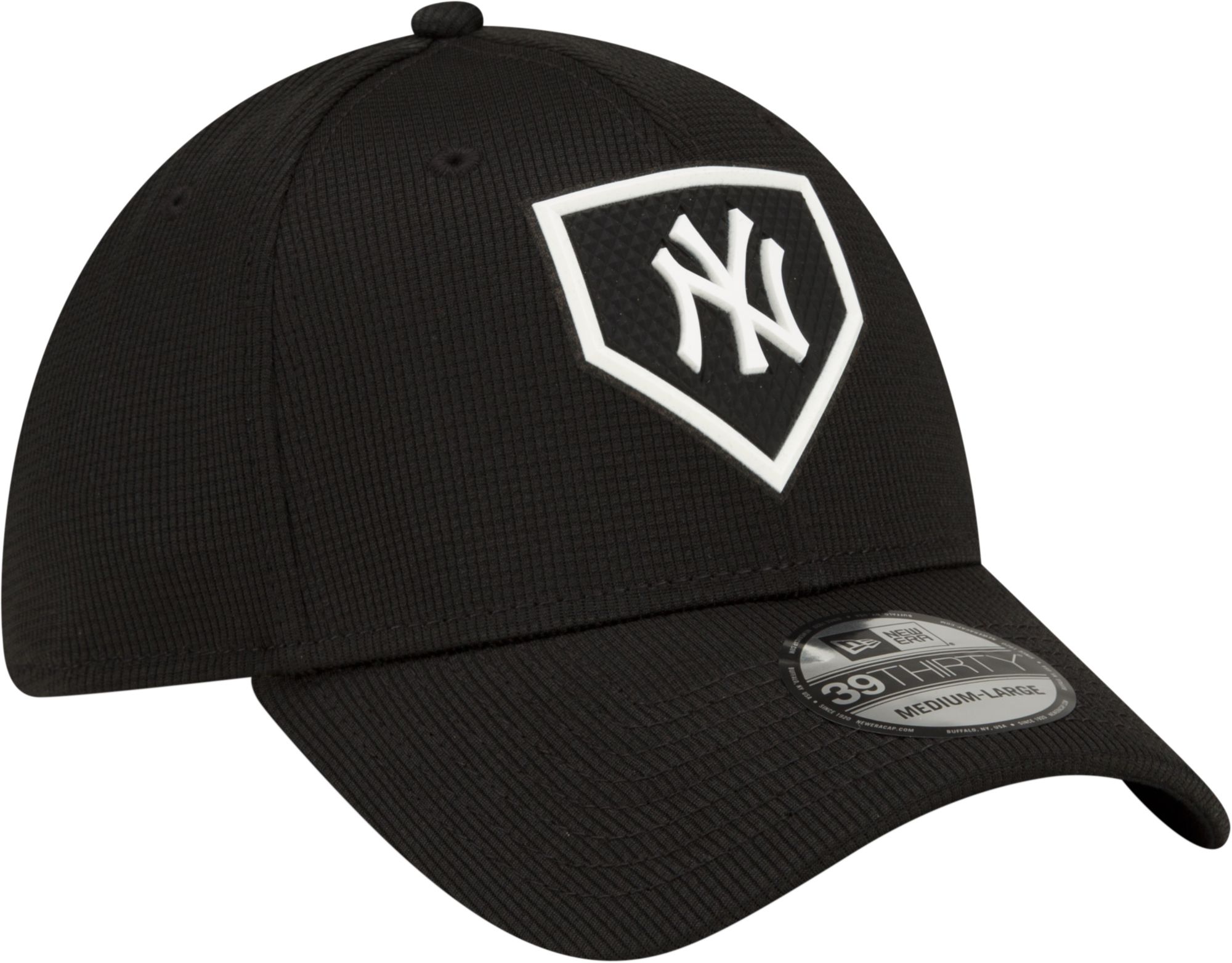 New Era Men's New York Yankees Black Club 39Thirty Stretch Fit Hat product image