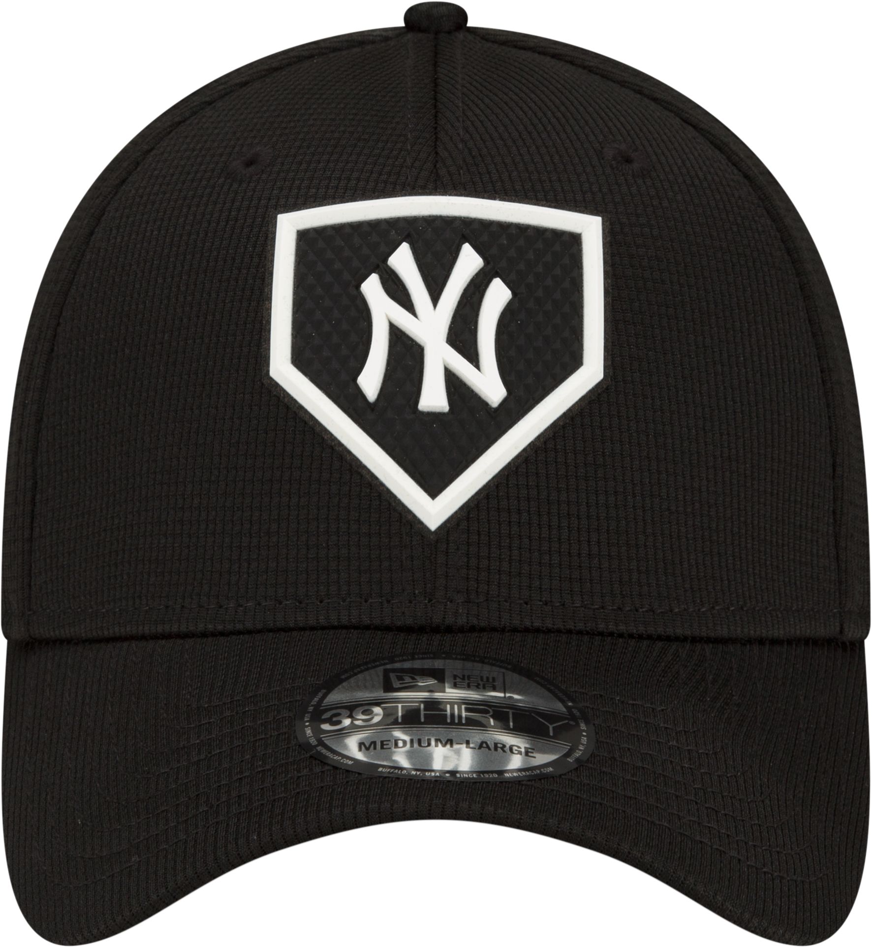 New Era Men's New York Yankees Black Club 39Thirty Stretch Fit Hat product image