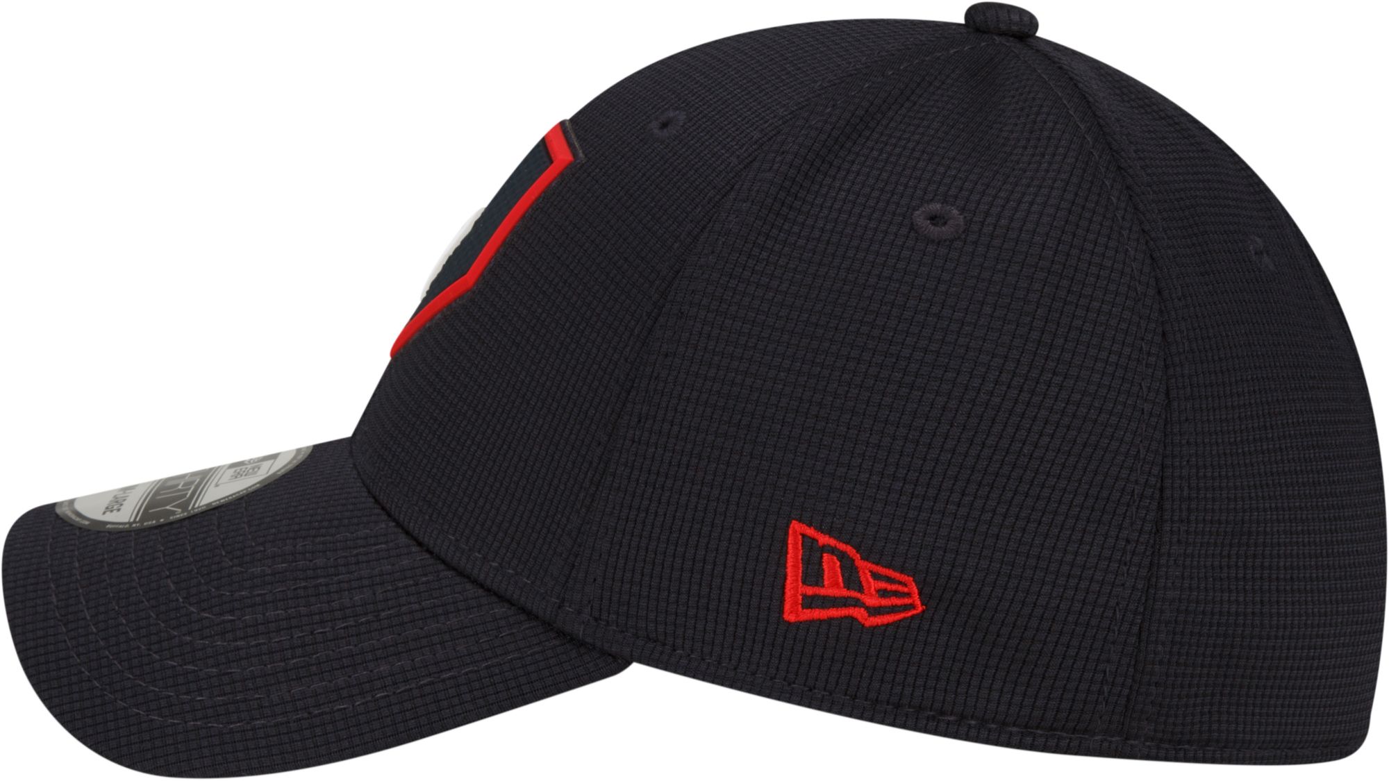 New Era Men's Atlanta Braves Navy Distinct 39Thirty Stretch Fit Hat product image