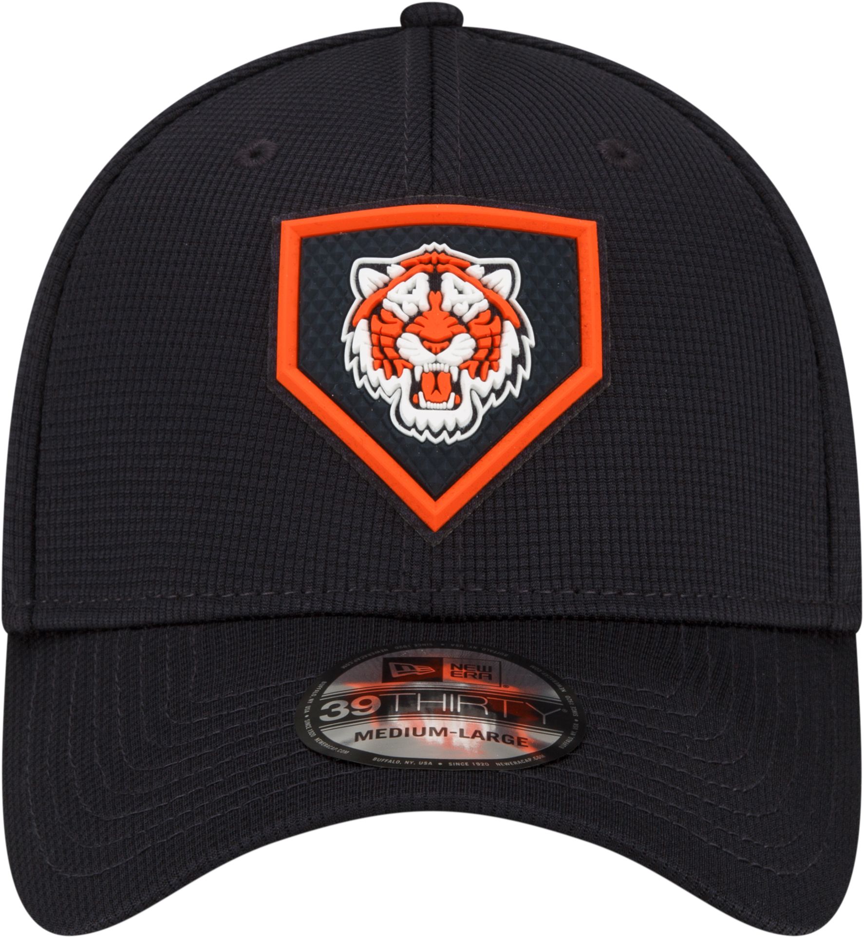 New Era Men's Detroit Tigers Navy Distinct 39Thirty Stretch Fit Hat product image