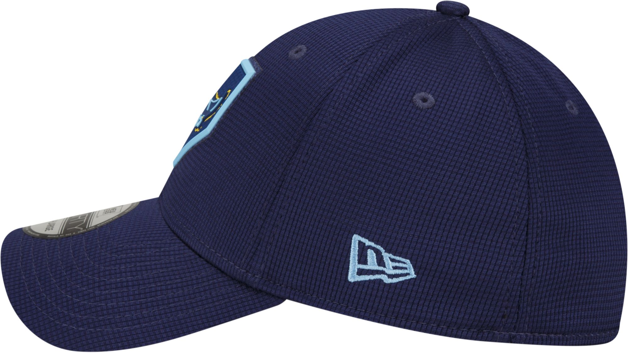 New Era Men's Tampa Bay Rays Navy Distinct 39Thirty Stretch Fit Hat product image