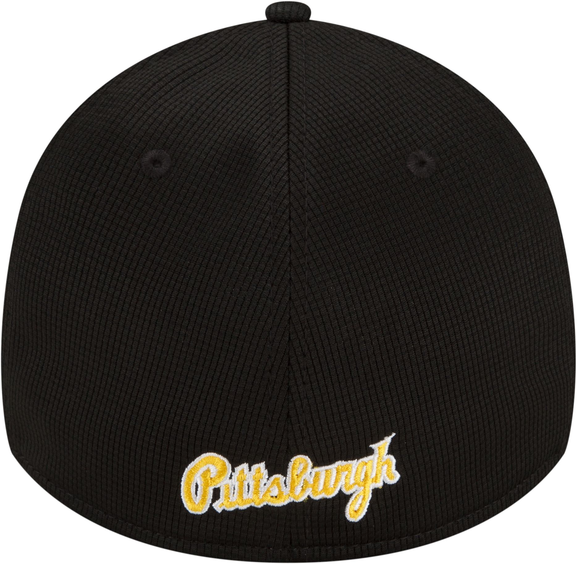 New Era Men's Pittsburgh Pirates Black Distinct 39Thirty Stretch Fit Hat product image