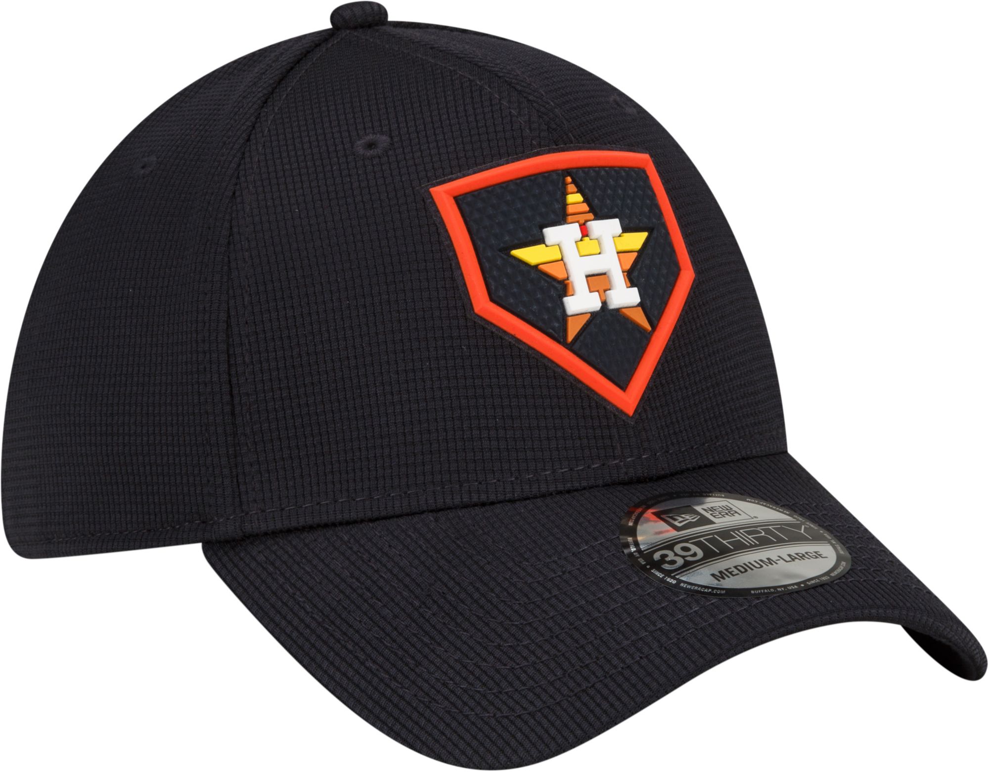New Era Men's Houston Astros Navy Distinct 39Thirty Stretch Fit Hat product image