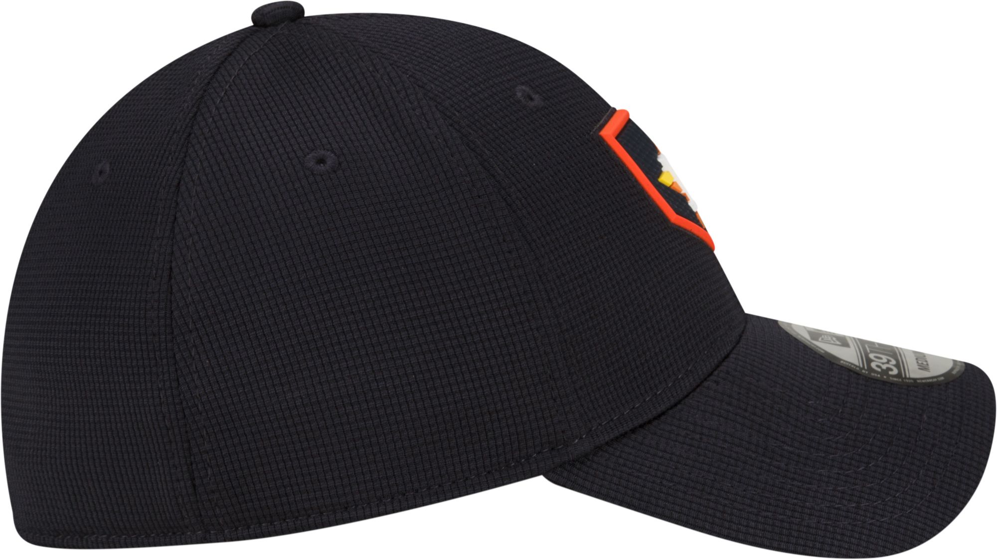 New Era Men's Houston Astros Navy Distinct 39Thirty Stretch Fit Hat product image