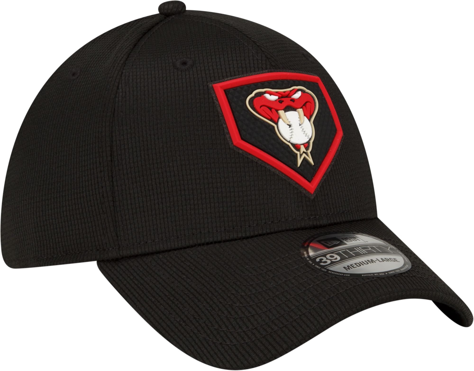 New Era Men's Arizona Diamondbacks Black Distinct 39Thirty Stretch Fit Hat product image