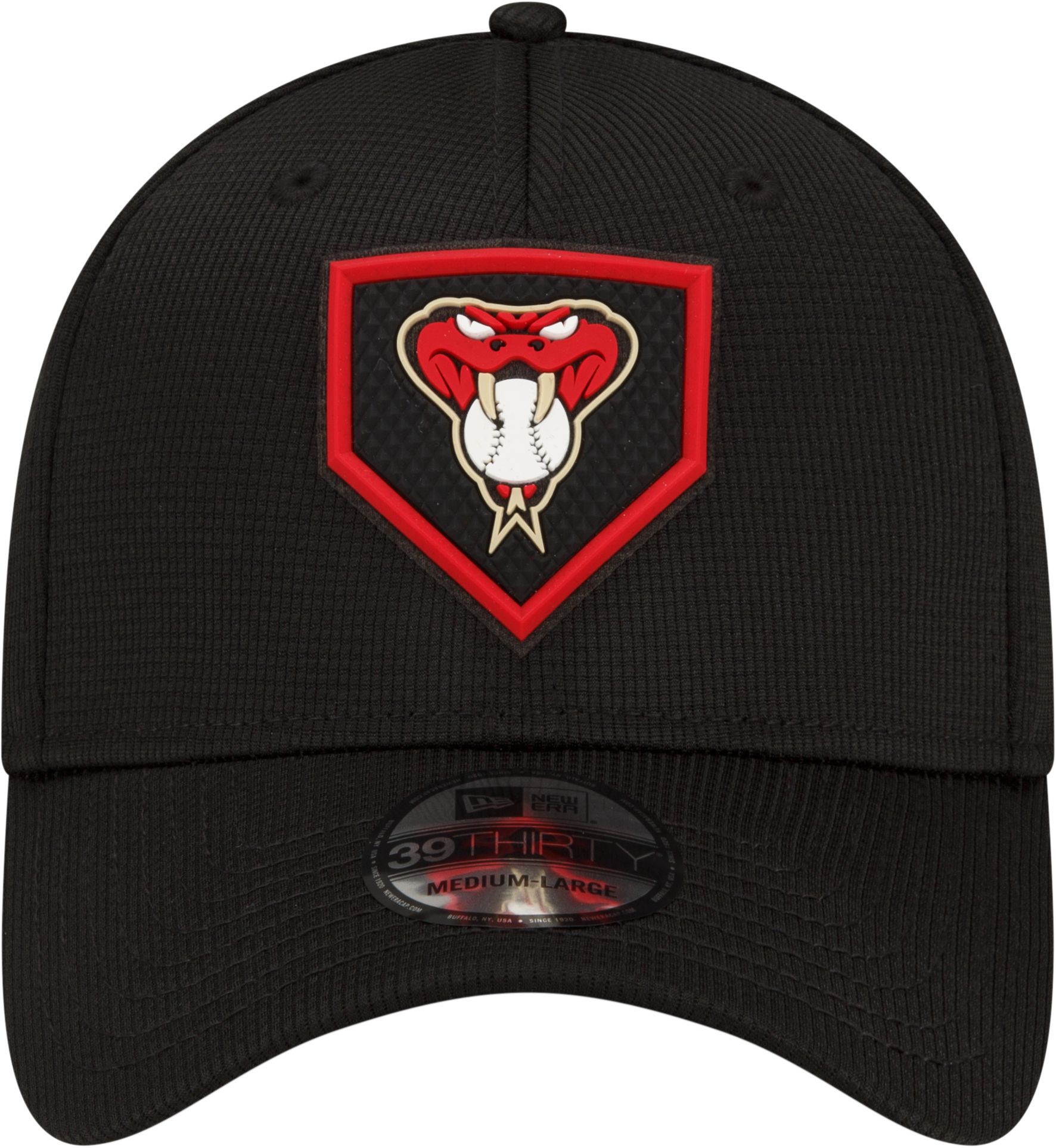 New Era Men's Arizona Diamondbacks Black Distinct 39Thirty Stretch Fit Hat product image