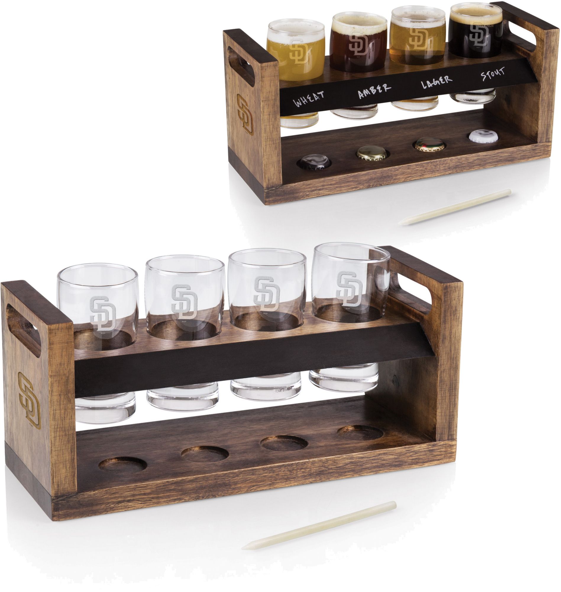 Picnic Time San Diego Padres Beer Flight Beverage Sampler product image