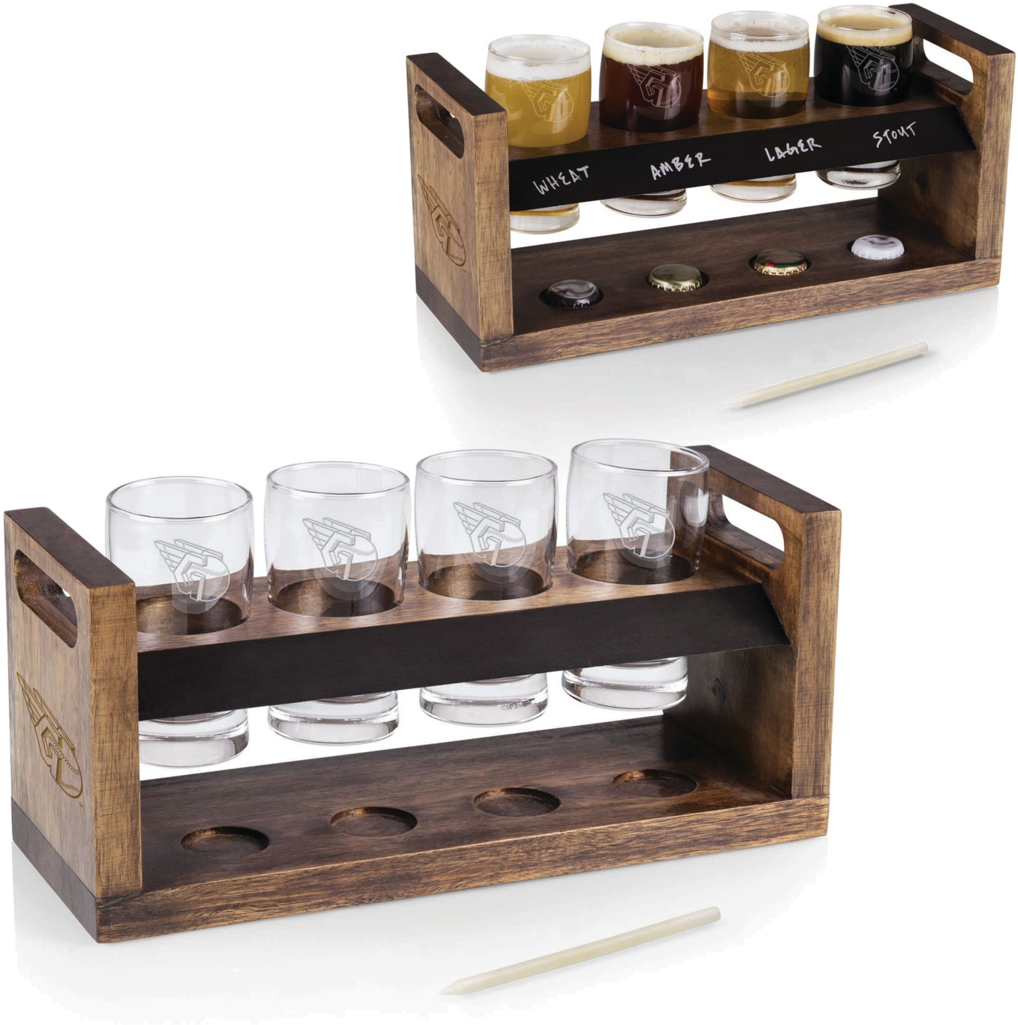 Picnic Time Cleveland Guardians Beer Flight Beverage Sampler product image