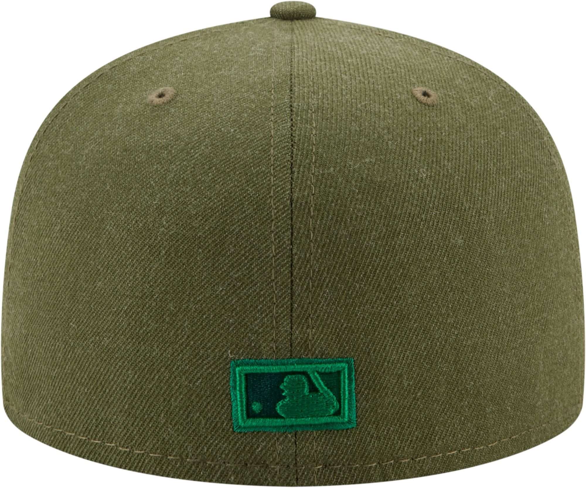 New Era Men's Athletics 59Fifty Green Heather Classic Fitted Hat product image