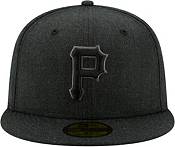 New Era Men's Pittsburgh Pirates 59Fifty Black Heather Classic Fitted Hat product image