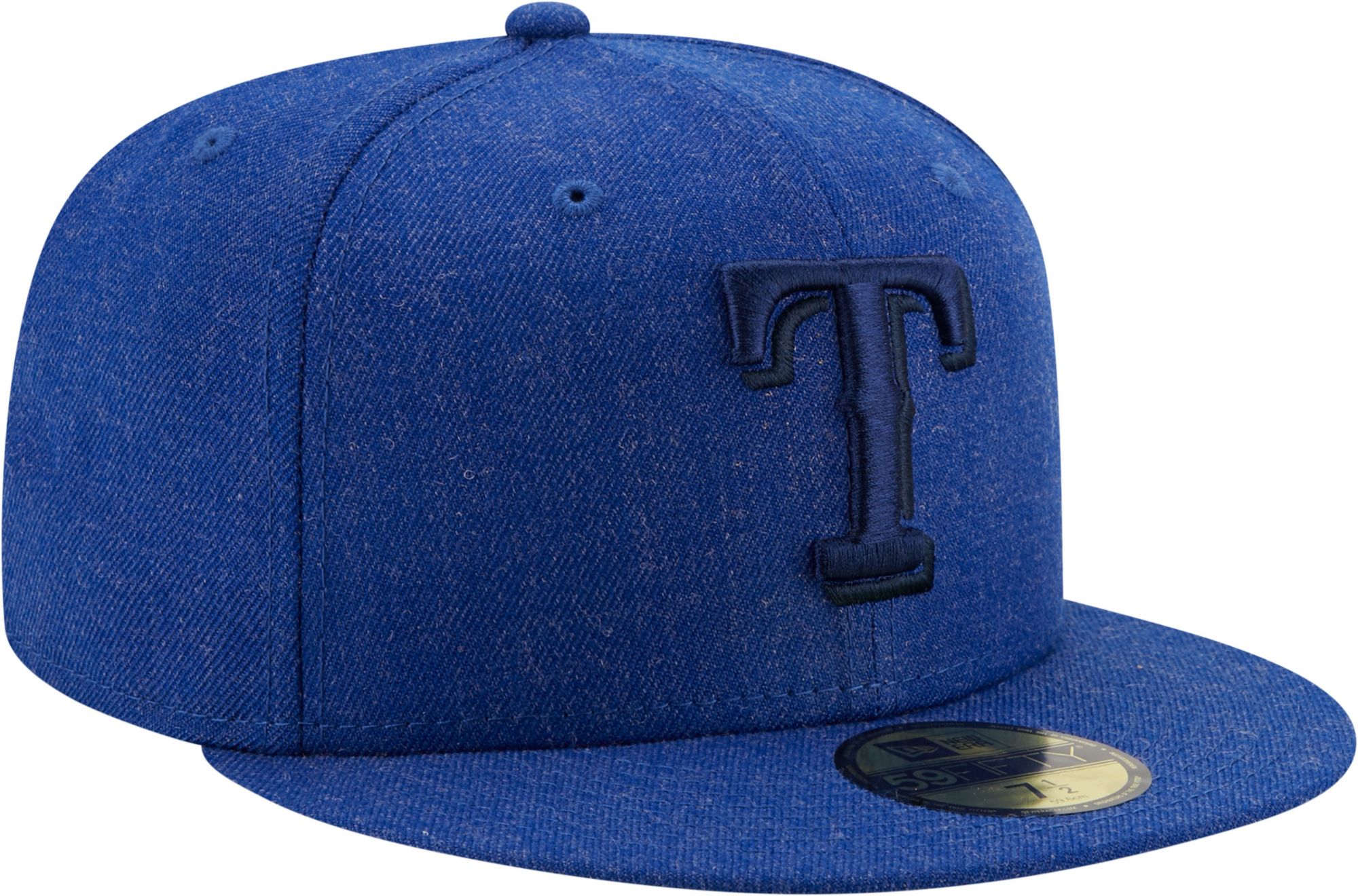 New Era Men's Texas Rangers 59Fifty Blue Heather Classic Fitted Hat product image