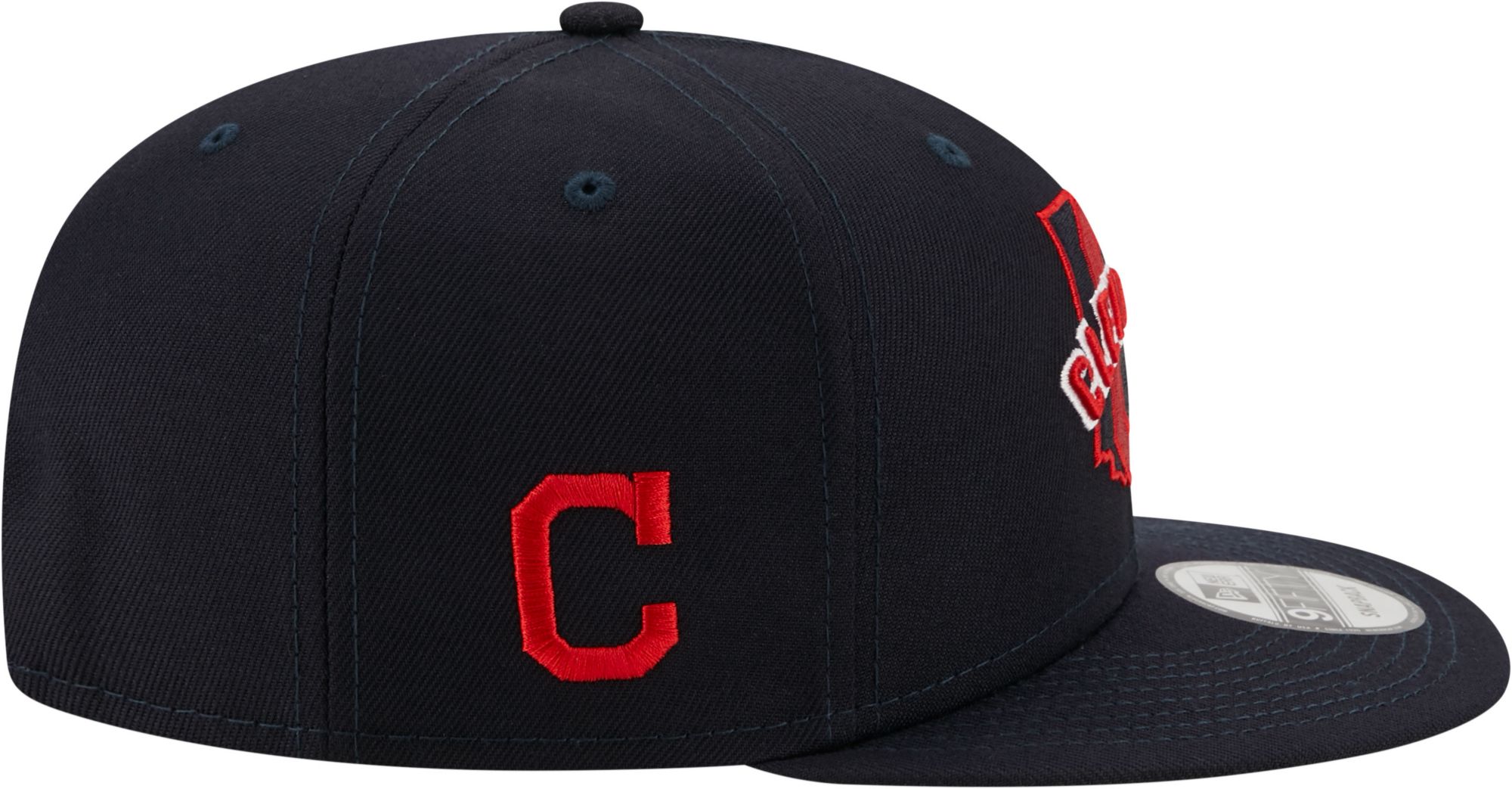 New Era Men's Cleveland Indians 9Fifty Navy Local Adjustable Hat product image