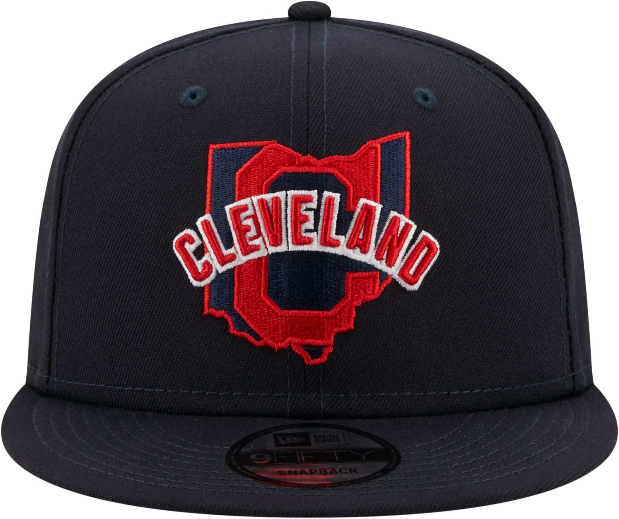 New Era Men's Cleveland Indians 9Fifty Navy Local Adjustable Hat product image