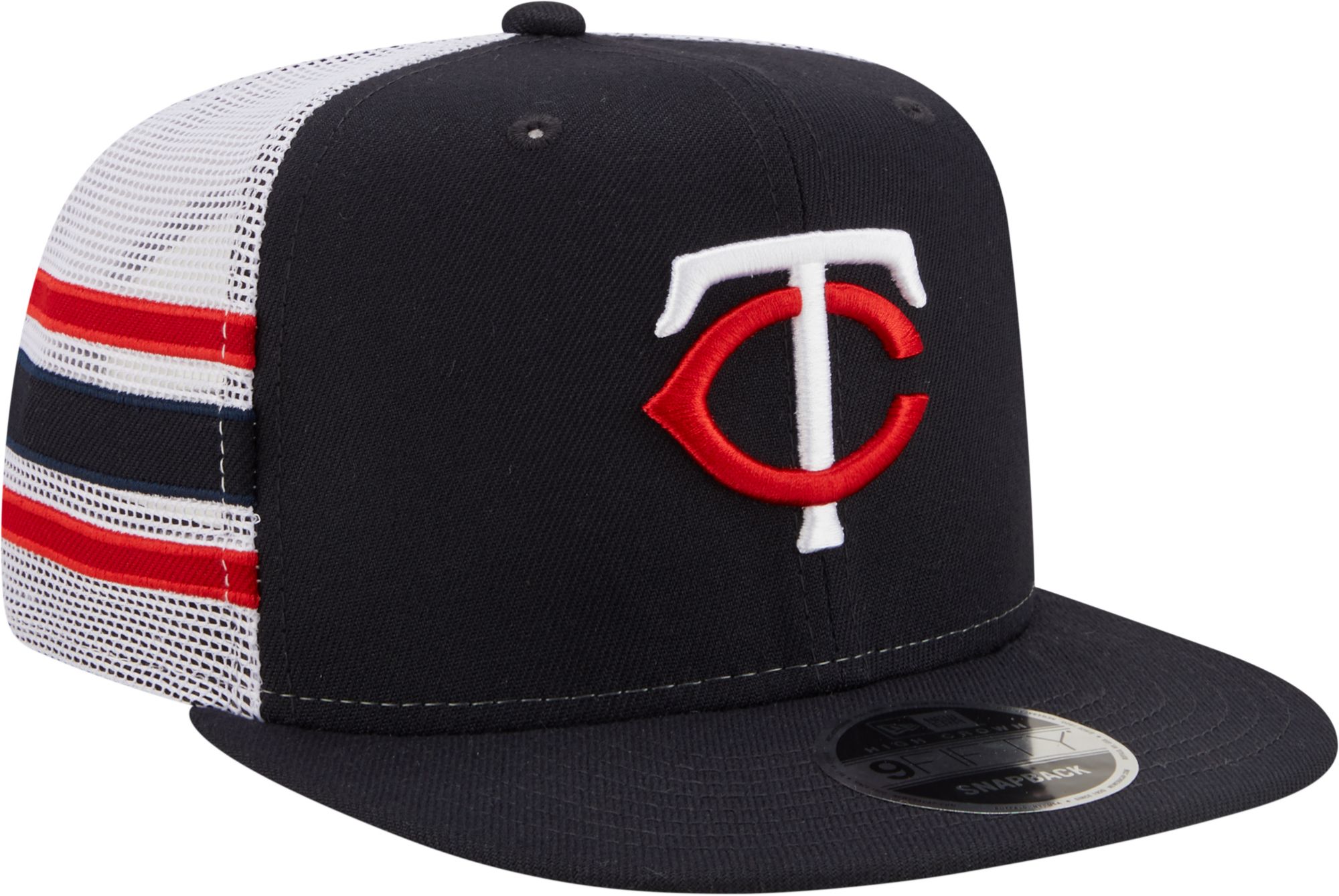 New Era Men's Minnesota Twins 9Fifty Navy Stripe Adjustable Hat product image