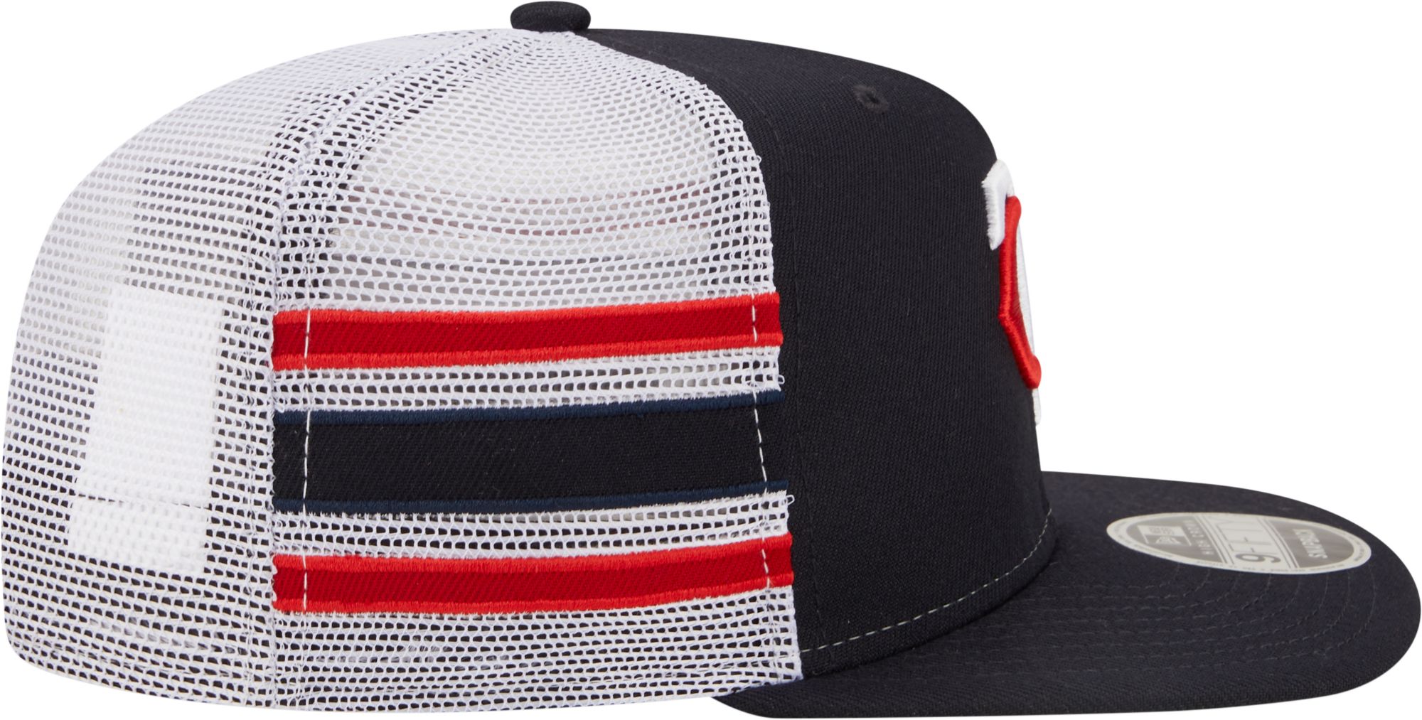 New Era Men's Minnesota Twins 9Fifty Navy Stripe Adjustable Hat product image