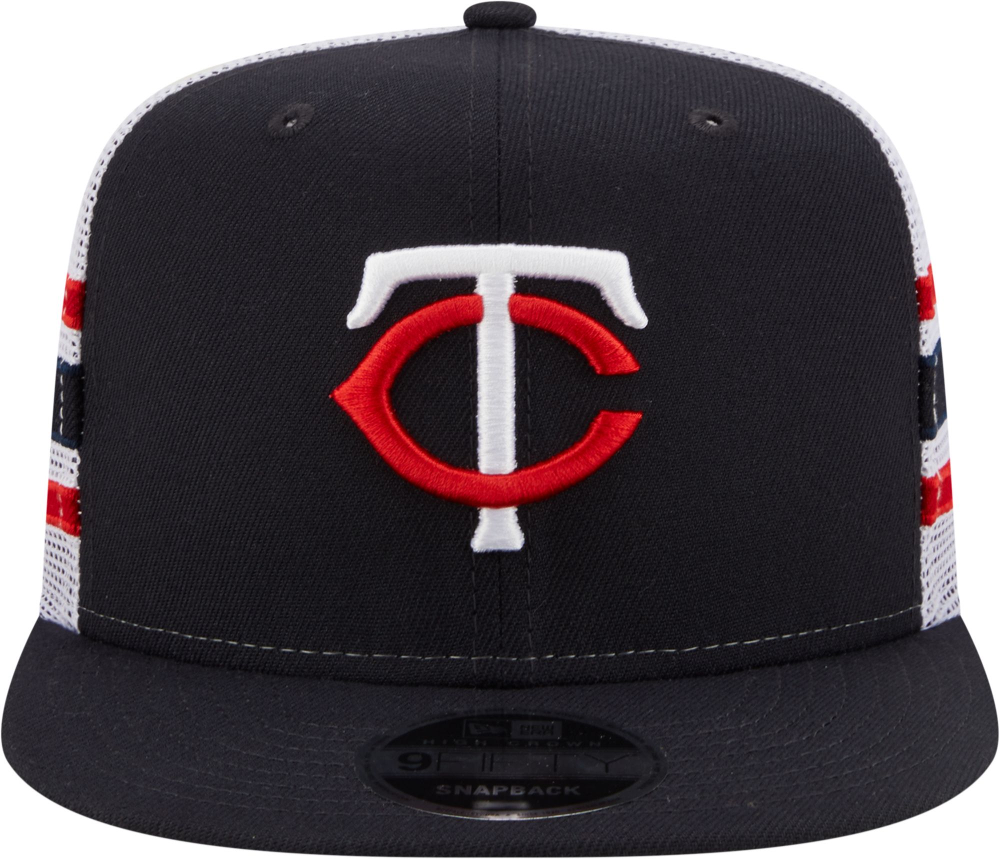 New Era Men's Minnesota Twins 9Fifty Navy Stripe Adjustable Hat product image