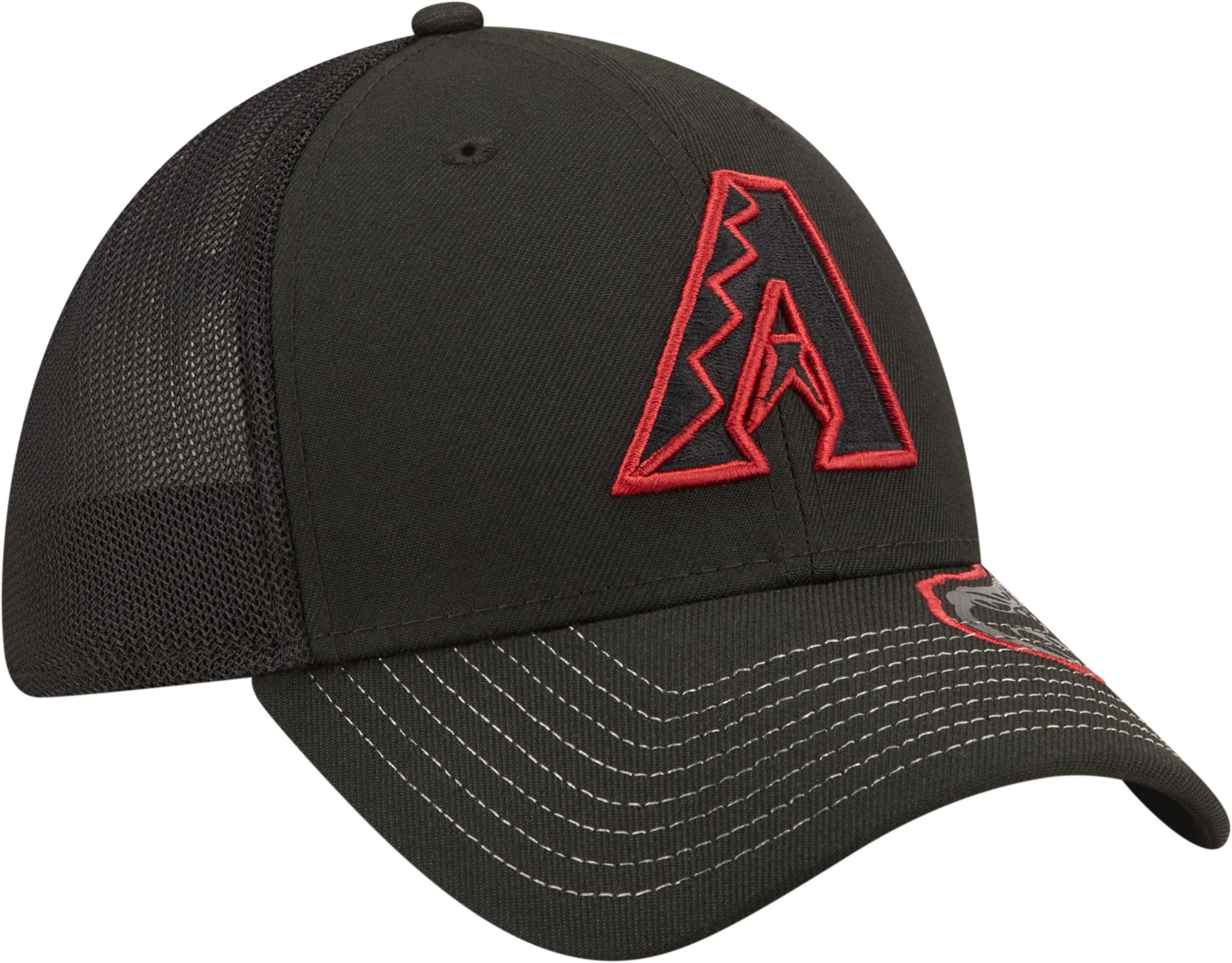 New Era Youth Arizona Diamondbacks Black 39Thirty Stretch Fit Hat product image