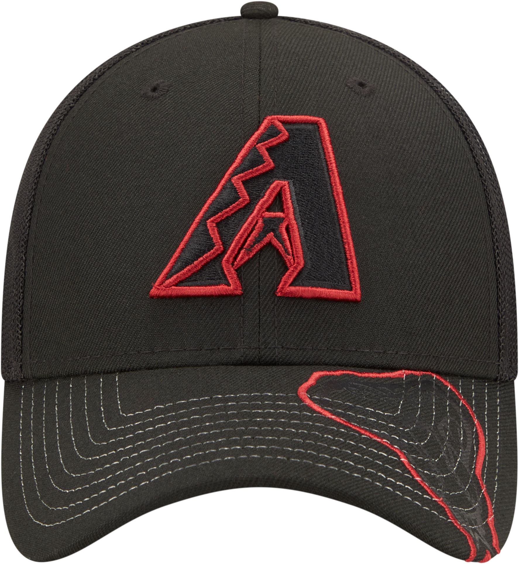 New Era Youth Arizona Diamondbacks Black 39Thirty Stretch Fit Hat product image