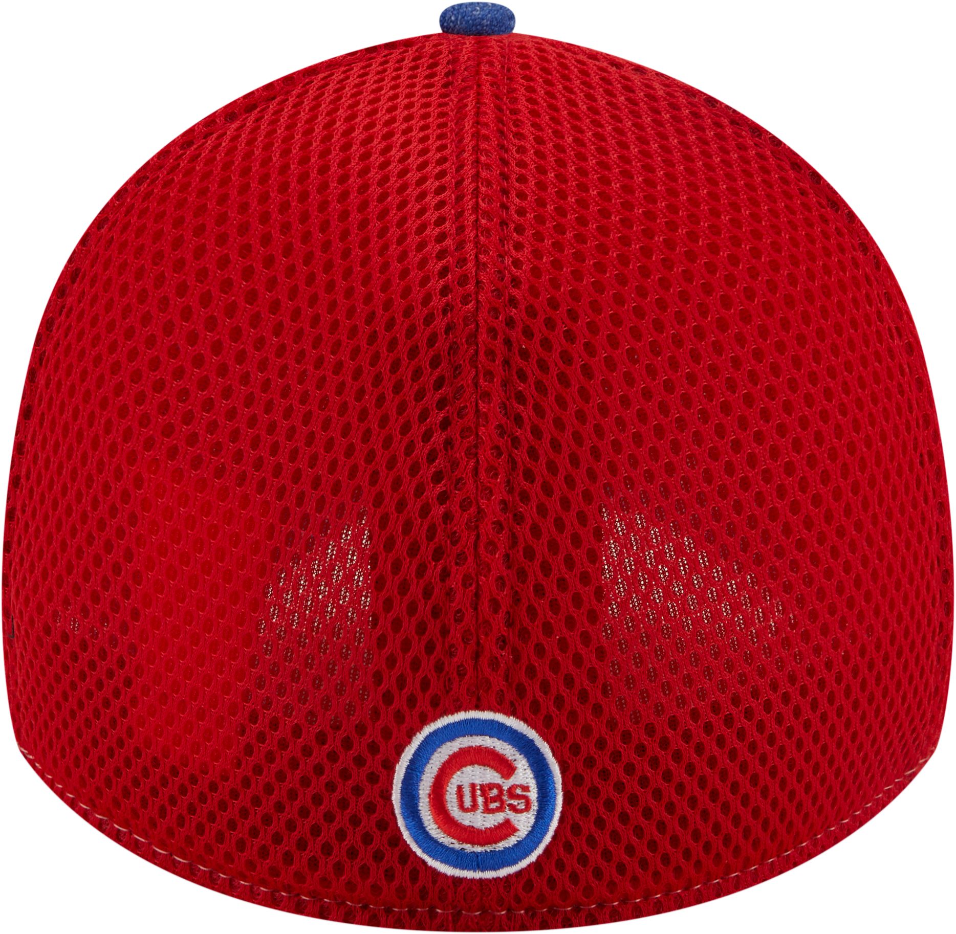 New Era Men's Chicago Cubs Blue 39Thirty Heathered Stretch Fit Hat product image