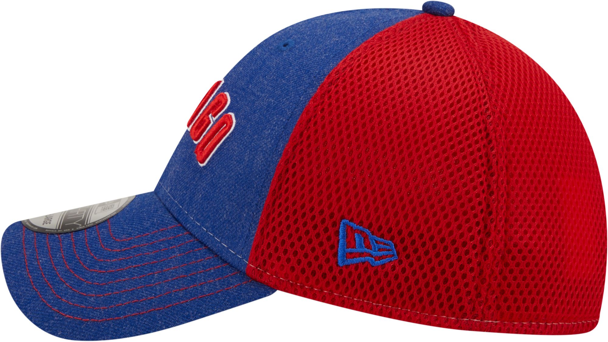 New Era Men's Chicago Cubs Blue 39Thirty Heathered Stretch Fit Hat product image