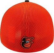 New Era Men's Baltimore Orioles Black 39Thirty Heathered Stretch Fit Hat product image