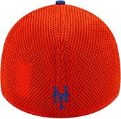 New Era Men's New York Mets Blue 39Thirty Heathered Stretch Fit Hat product image