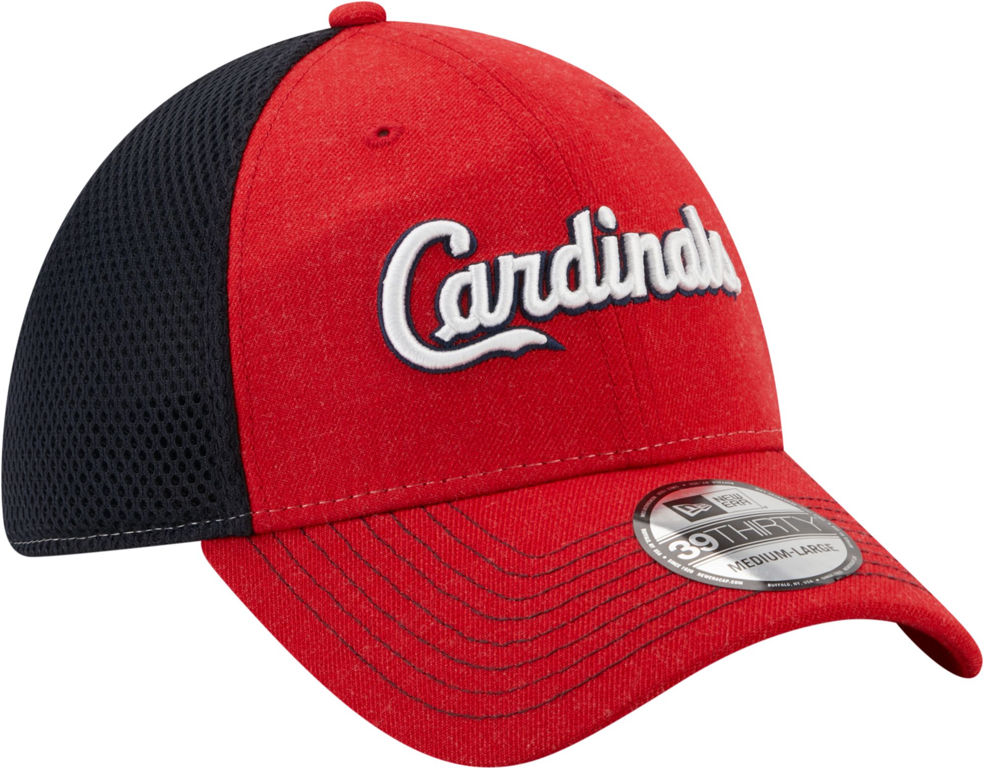 New Era Men's St. Louis Cardinals Red 39Thirty Heathered Stretch Fit Hat product image